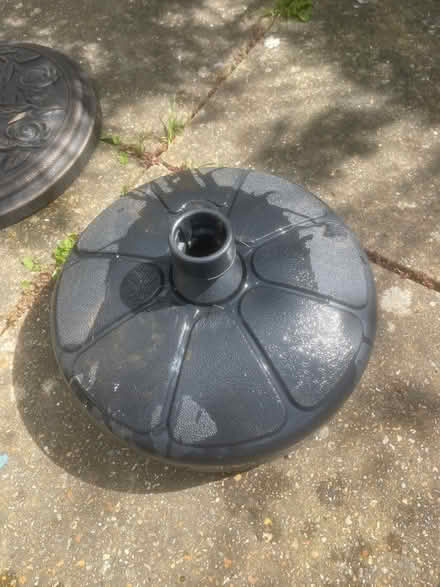 Photo of free Plastic parasol base (Whitstable, CT5) #1