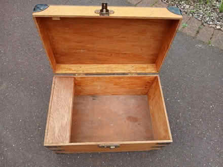 Photo of free Vintage plywood storage box (West Bridgford NG2) #3