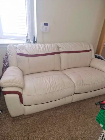 Photo of free real leather sofa (Moseley Village WV1) #1