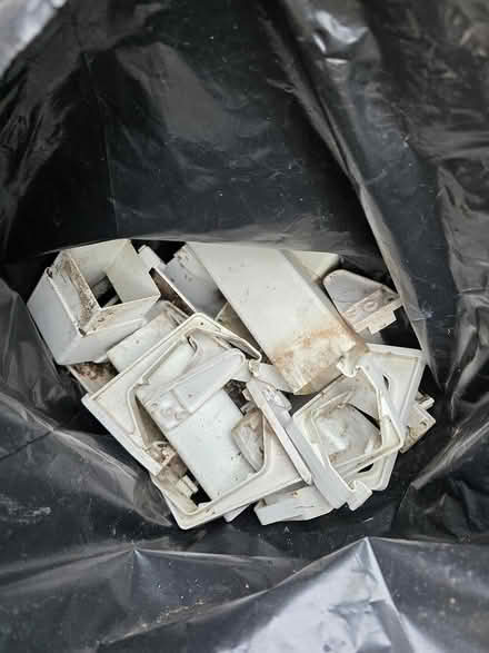 Photo of free Lots white guttering brackets etc (WR14 Malvern Link) #1