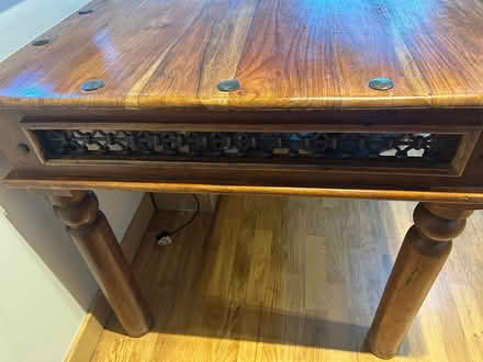 Photo of free Rustic solid wood dining table (SG7) #4
