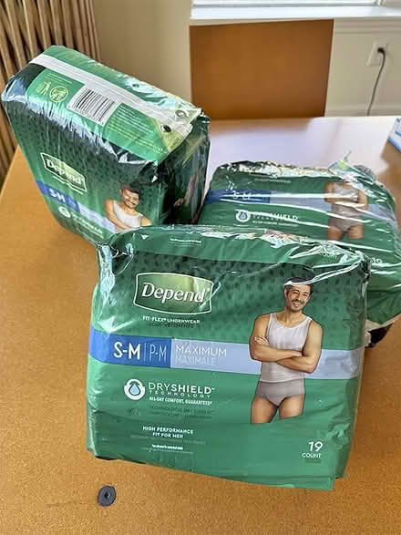 Photo of free Mens Adult Diapers BRAND NEW (Columbia City) #1