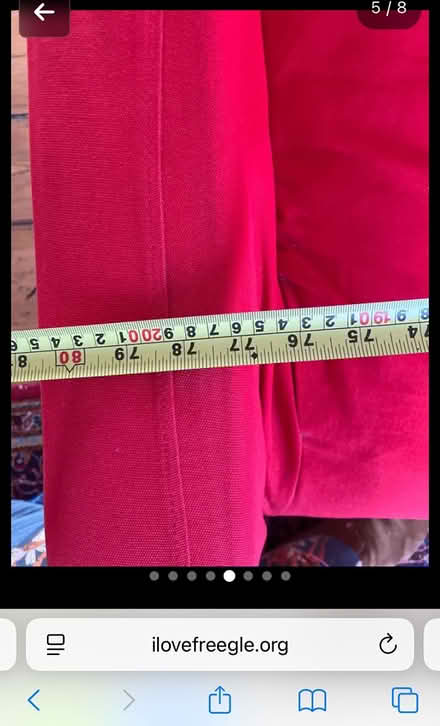 Photo of free IKEA Sofa red cover (West Hampstead NW6) #4