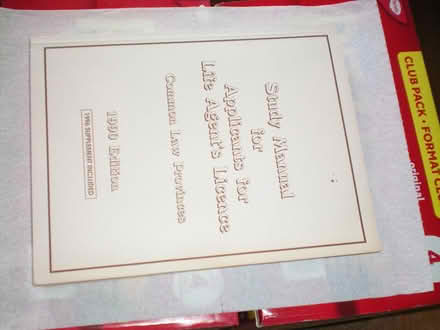 Photo of free Study Manual for Life Insurance (Finch and Brimley) #1