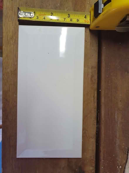 Photo of free 33 white tiles (Twyford RG10) #2