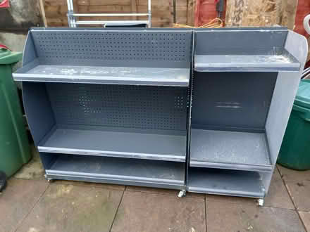 Photo of free Shop shelves on wheels (Shepshed LE12) #1