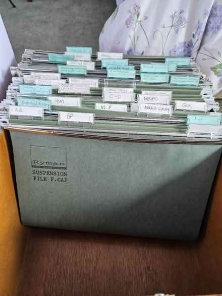 Photo of free Suspension files for filing cabinet (Hersham) #1