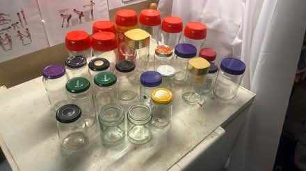 Photo of free Selection of glass jars with lids (Chatham) #2