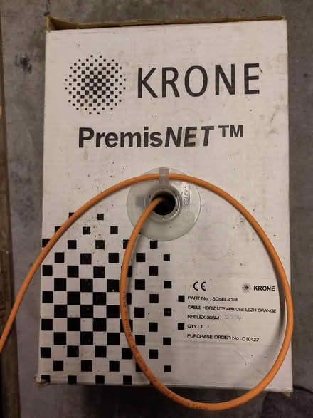 Photo of free Reel of Cat 5E network cable (Elswick NE4) #1