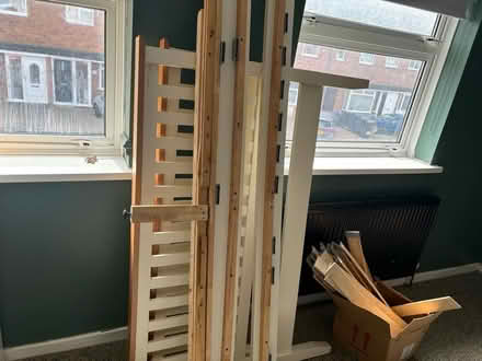Photo of free Double bed frame (B26, Yardley) #1