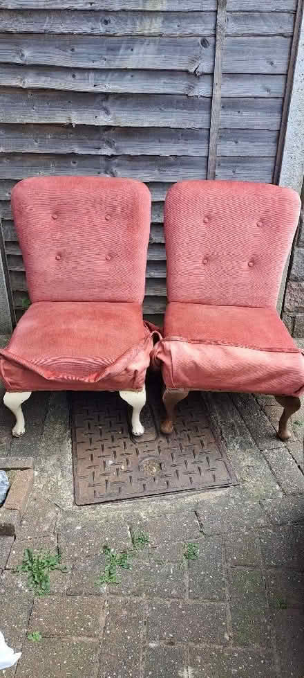 Photo of free 2 small vintage armchairs (Hale GU9) #2