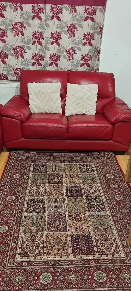 Photo of free Red sofas 3 seater and 2 seater (Kenton HA3) #1