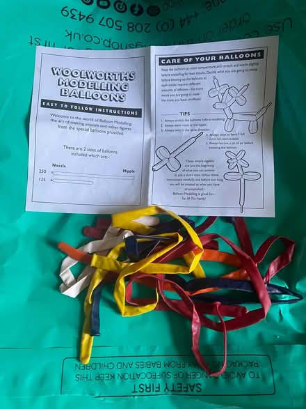 Photo of free Modelling balloons (Finsbury Park N4) #1