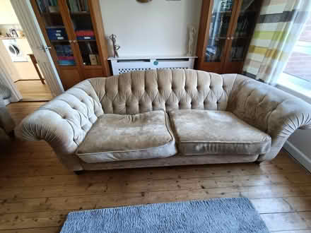 Photo of free Two Chesterfield sofas (Bucklesham) #1