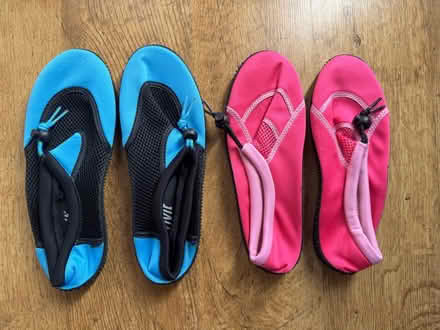 Photo of free Water shoes Size 7.5 blue and Size 6 pink (Heybridge CM9) #1