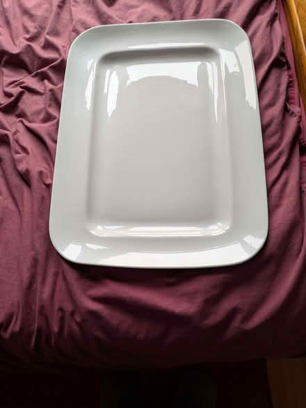 Photo of free Large white Serving Platter (Moorfields BA2) #1