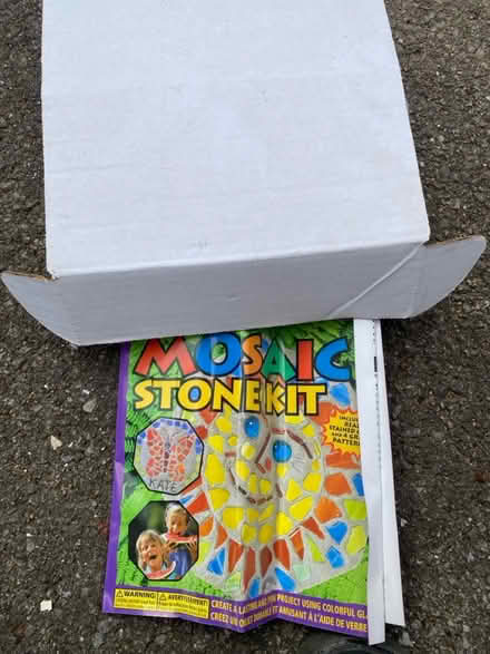 Photo of free Stepping stone mosaic kit (60067) #1