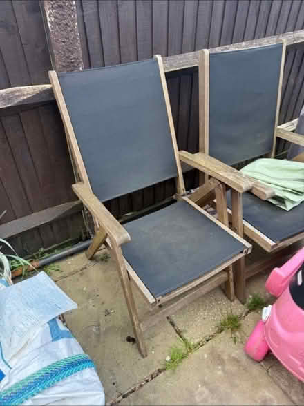 Photo of free X2 Garden chairs (CR3 Caterham on the hill) #1