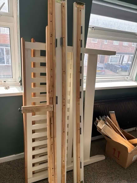 Photo of free Double bed frame (B26, Yardley) #2