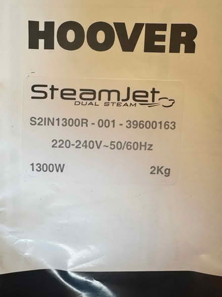 Photo of free Hoover Steamjet (Newington Green N5) #2