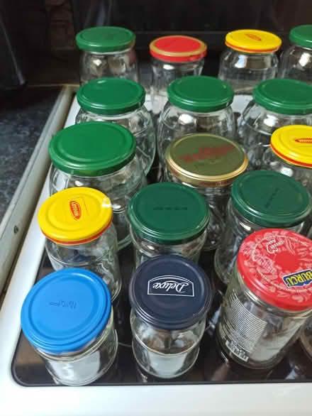 Photo of free Jam jars/ pickles glass with lids (M145hz) #1