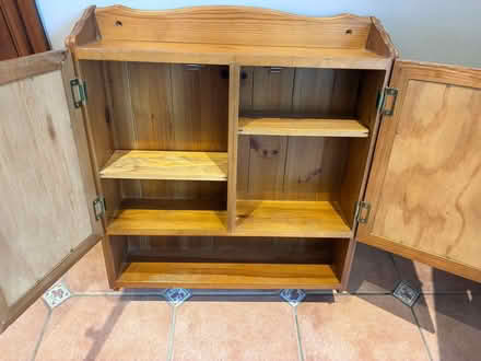 Photo of free pine bathroom cabinet (Edstaston SY4) #1