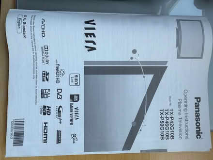 Photo of free Panasonic 42” plasma tv and stand (Southport PR8) #1