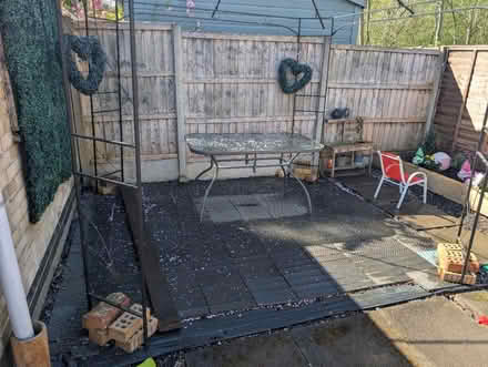 Photo of free Plastic click together slabs (Loughborough LE11) #1