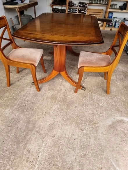 Photo of free Extending dining table, six chairs (Yarnfield, Stone ST15) #3