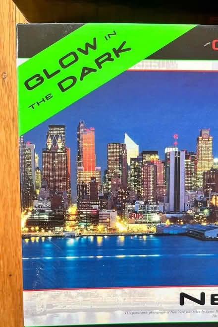 Photo of free NY Skyline jigsaw glow puzzles (Lawrence Expwy & Monroe Street) #2