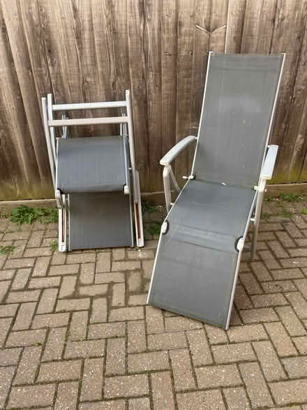 Photo of free Two foldable recliners (CB3) #1