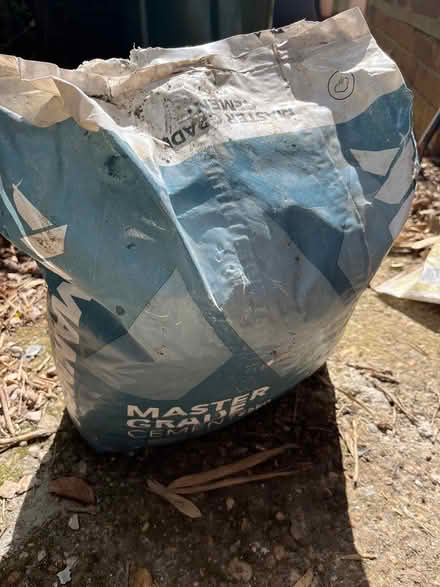 Photo of free Master grade cement about half bag (Teignmouth TQ14) #1