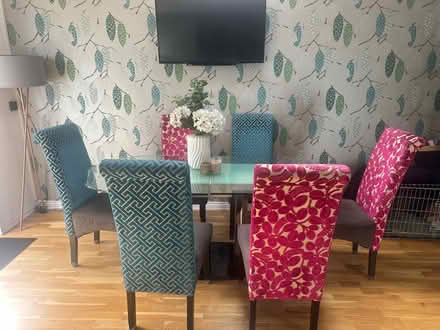 Photo of free 180cm extendable dining table and 6 chairs extends to 225cm (Penwortham PR1) #3