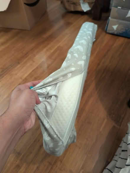 Photo of free Bassinet mattress with cover (Redwood city) #2