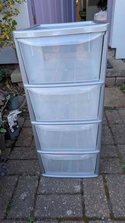 Photo of free plastic drawers (CB4, off Chesterton Road) #1