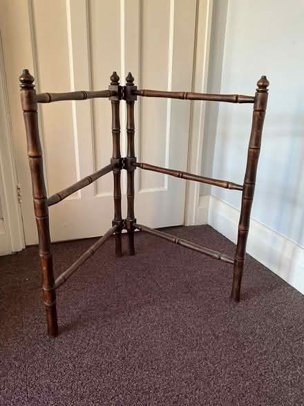 Photo of free Wooden clothes rack (New Eltham SE9) #1