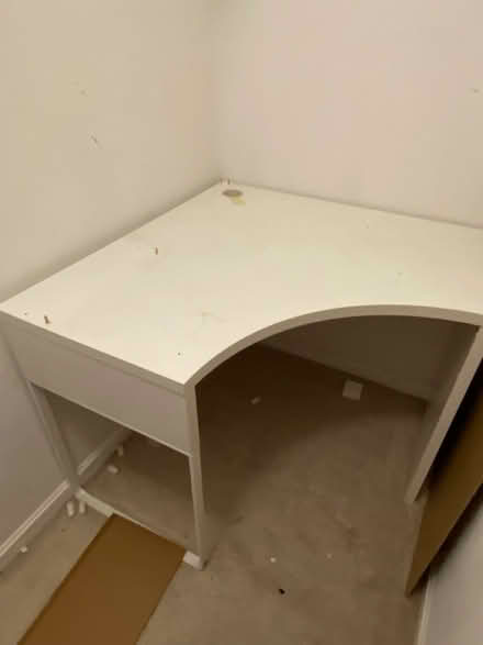 Photo of free Desk with shelves (Malden Center) #1