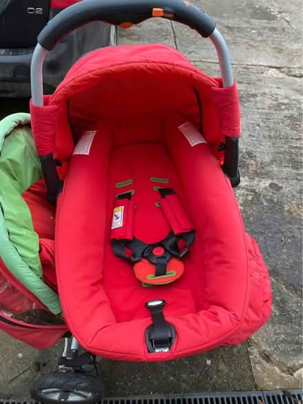 Photo of free 3 wheel buggy pushchair red all terrain (Penrith CA11) #3