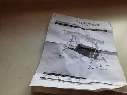 Photo of free 2 seater garden swing shade cover (Dudley) #2