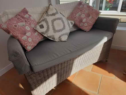 Photo of free inside/outside 2-seater & chair (Bridport (Bradpole)) #2