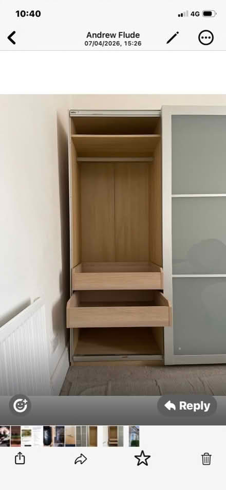 Photo of free Double wardrobe (Nether Edge S7) #1