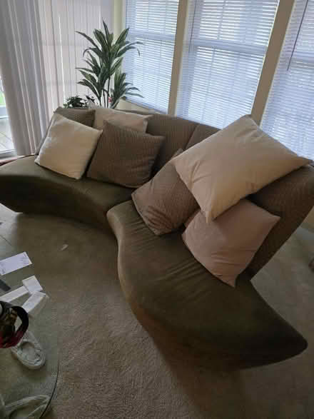 Photo of free Modern couch and 2 modern chairs (Manassas VA) #2