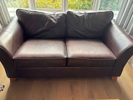 Photo of free 2 M&S leather sofas (Thames Ditton KT7) #3
