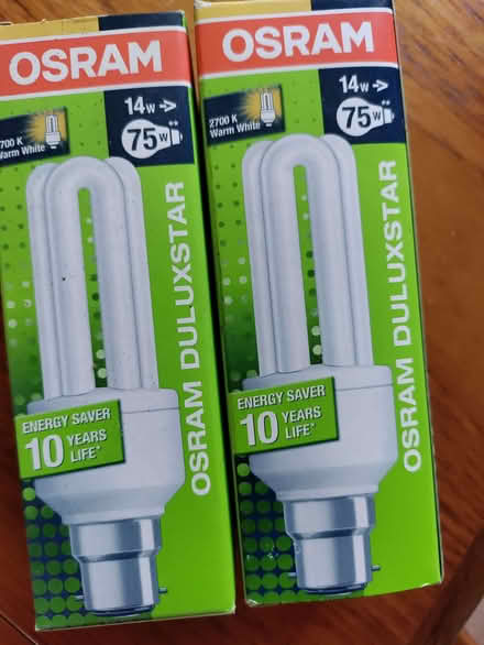 Photo of free 75w Energy saving bulbs (California DE22) #1