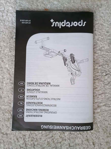 Photo of free Sport Plus rowing machine, foldable good working order. (Collier Row RM7) #1