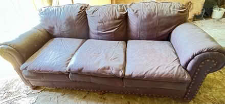 Photo of free Leather sofa (Old Laplace) #1