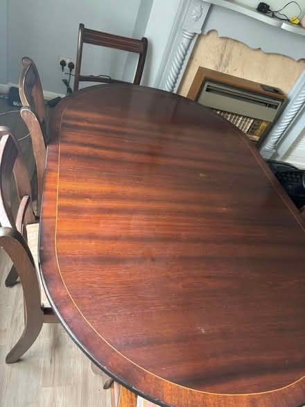 Photo of free Extendable dining table with matching chairs (Firth Park S5) #1