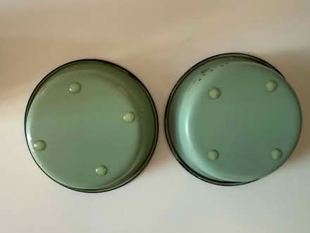 Photo of free Small enamel pet food bowls x 2 (Salford M30) #2