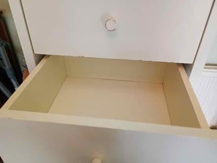 Photo of free Small cream chest of drawers (BH22 0PD) #2