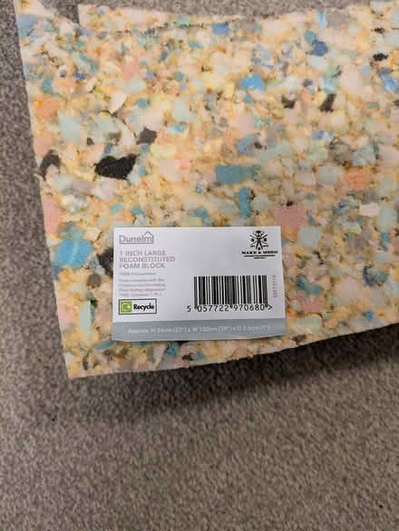 Photo of free Foam offcuts 1 inch thick (Roffey) #1